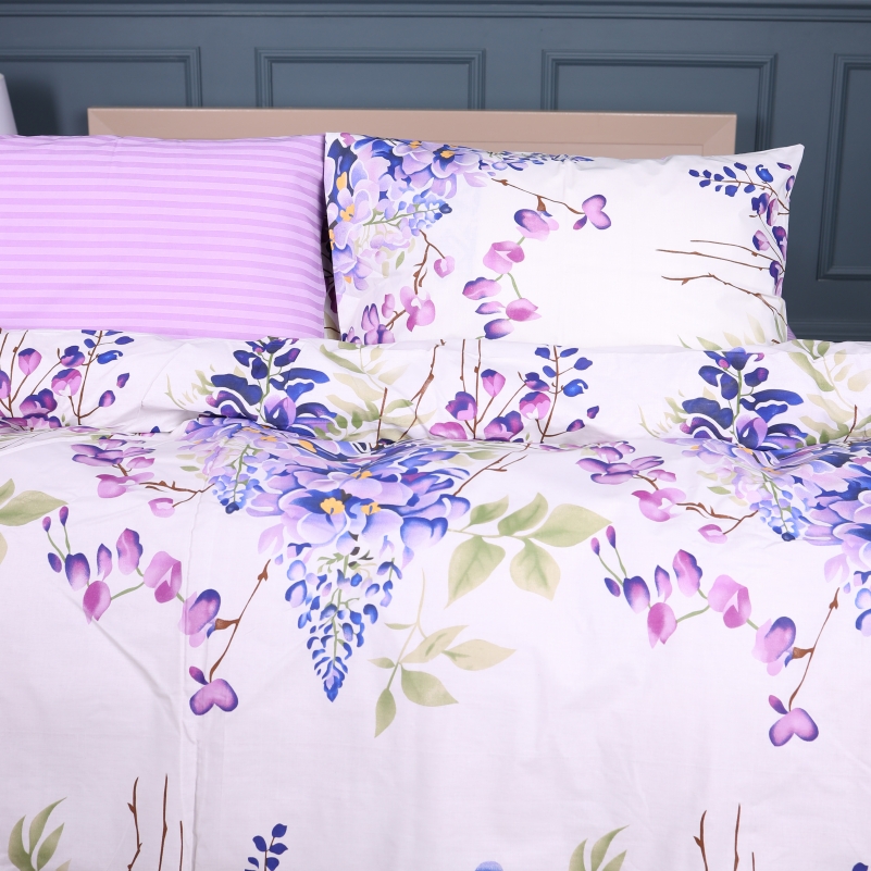Комплект постільної білизни Ranforce Elite 17-0723 Purple Flowers - 1