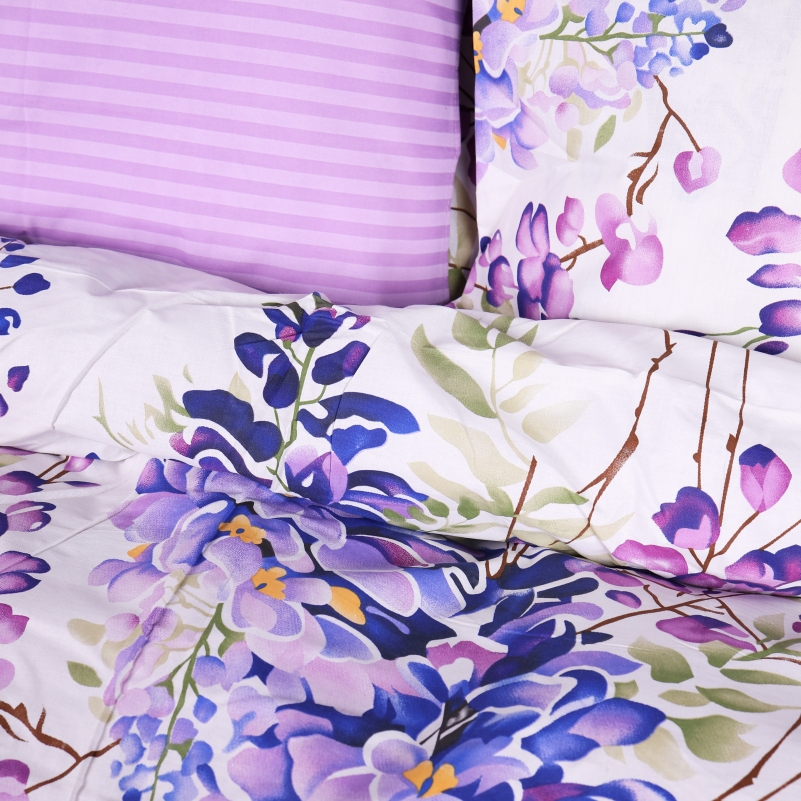 Комплект постільної білизни Ranforce Elite 17-0723 Purple Flowers - 2