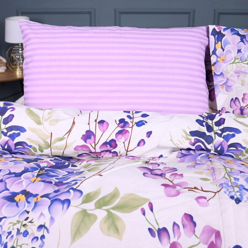 Комплект постільної білизни Ranforce Elite 17-0723 Purple Flowers - 3
