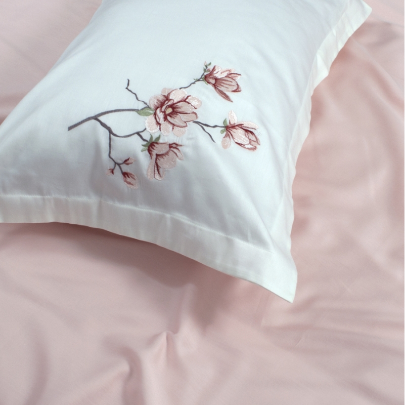 Комплект постільної білизни С Satin Elit "Callista creamy" - 5