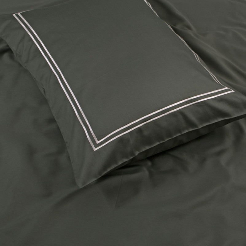 Комплект постельного белья С Satin Elit "Calmness khaki" - 5