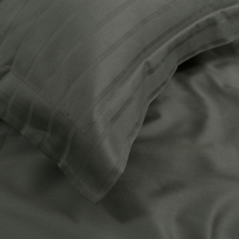 Комплект постельного белья С Satin Elit "Calmness khaki" - 7