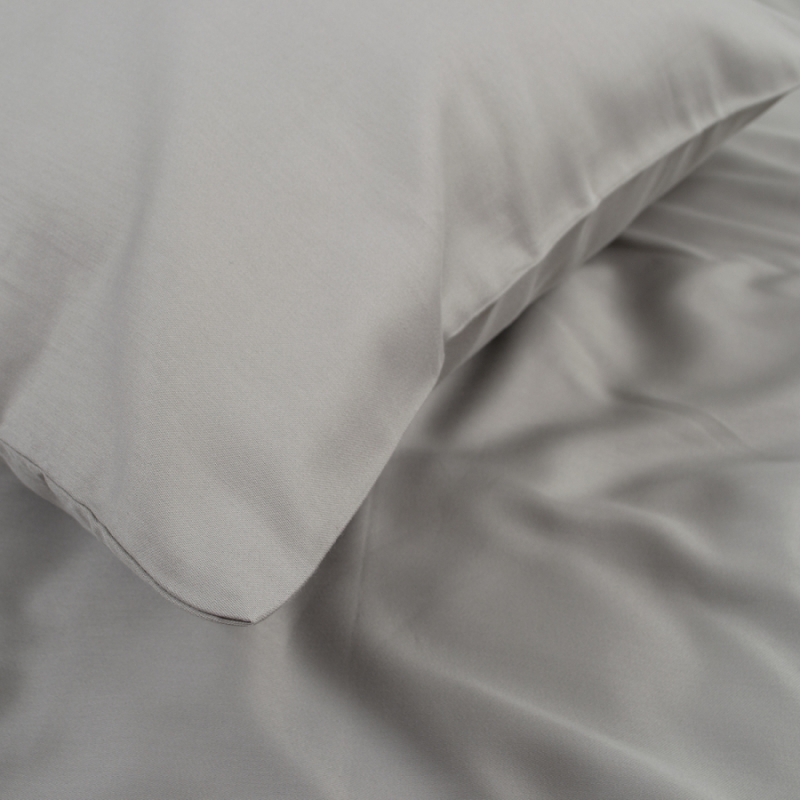 Комплект постільної білизни С Satin Elit "Feather white" - 5