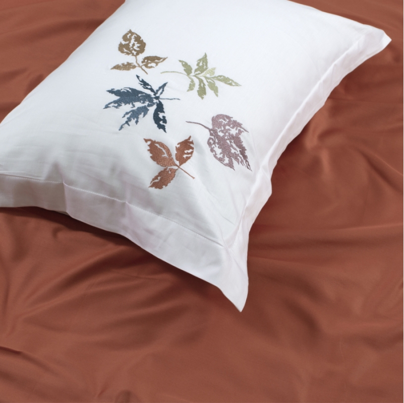 Комплект постільної білизни С Satin Elit "Leaf-inspired" - 4