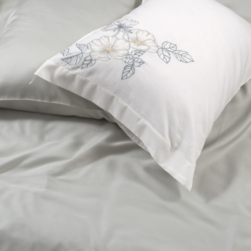 Комплект постельного белья С Satin Elit "Romantic gray"