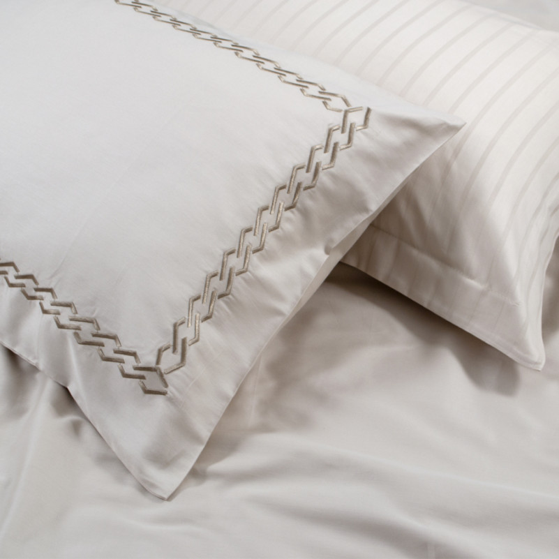 Комплект постільної білизни С Satin Elit "Serenity beige"