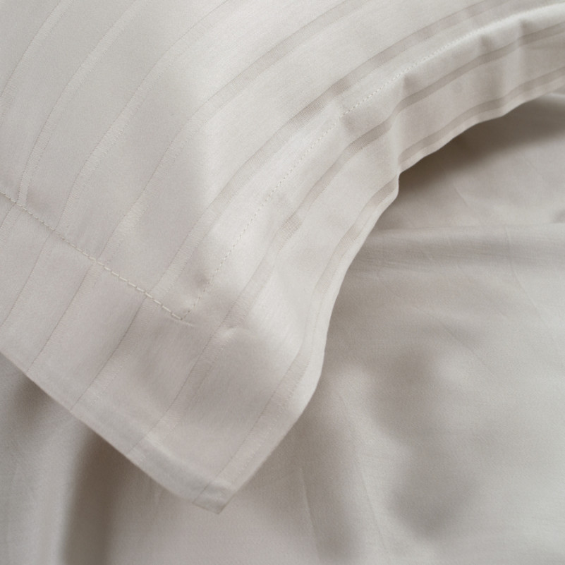 Комплект постільної білизни С Satin Elit "Serenity beige" - 7