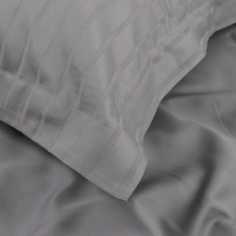 Комплект постельного белья С Satin Elit "Serenity gray" Фото - 9