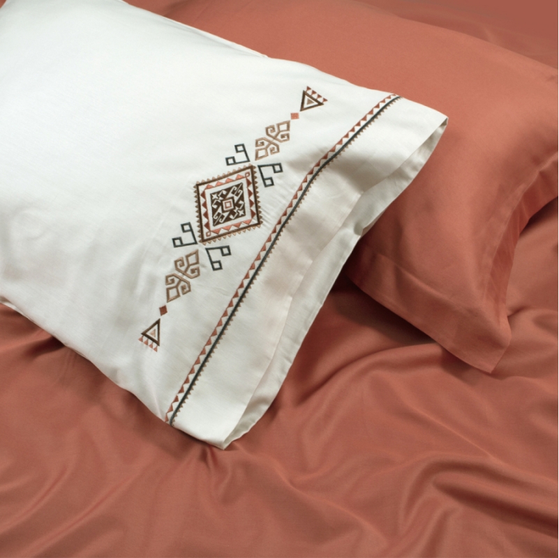 Комплект постільної білизни С Satin Elit "Tilbe beige"