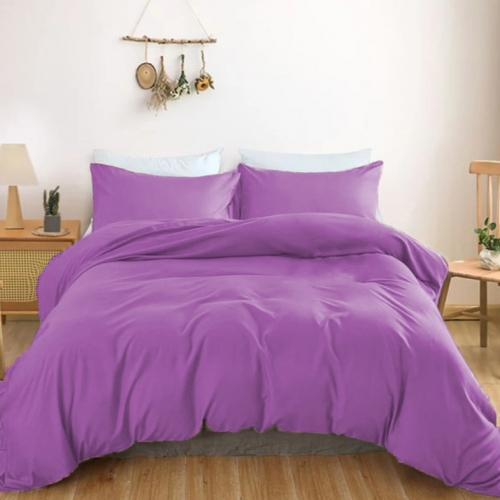 Комплект постільної білизни Satin Light Pro 10-018 Lilac