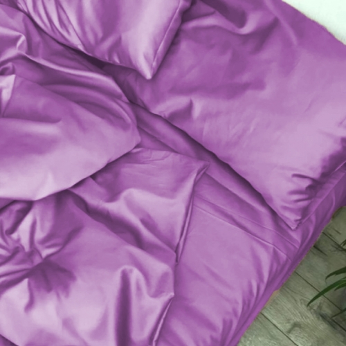 Простирадло на гумці Satin Light Pro 10-018 Lilac - висота 25 см (дитячі10 см)