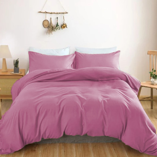 Комплект постельного белья Satin Light Pro 10-020 Dusty pink