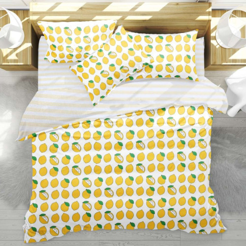 Наволочка Бязь 17-0531 Striped Lemon