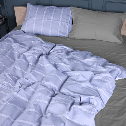 Комплект постільної білизни Сатин 22-1378 Silver Vine