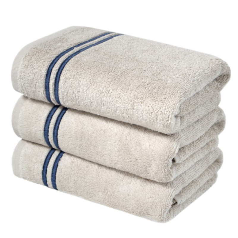 Полотенце С "Simple Luxe beige/blue" - 3