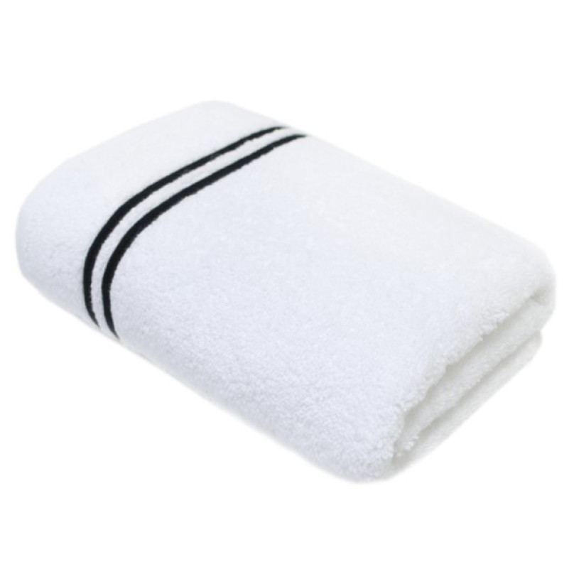 Полотенце С "Simple Luxe white/black" - 2