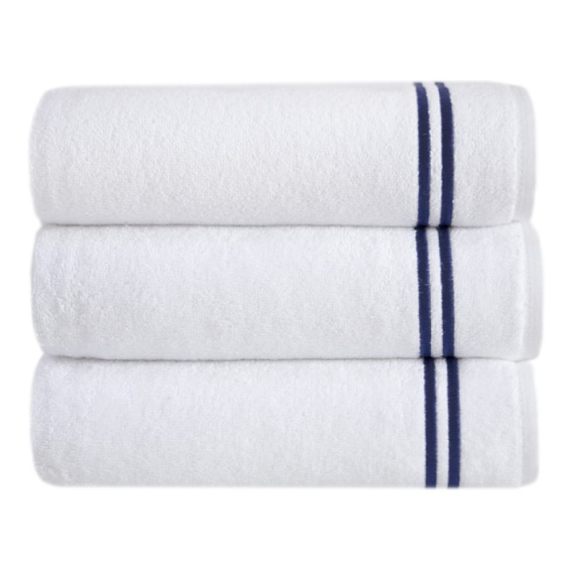 Полотенце С "Simple Luxe white/blue"