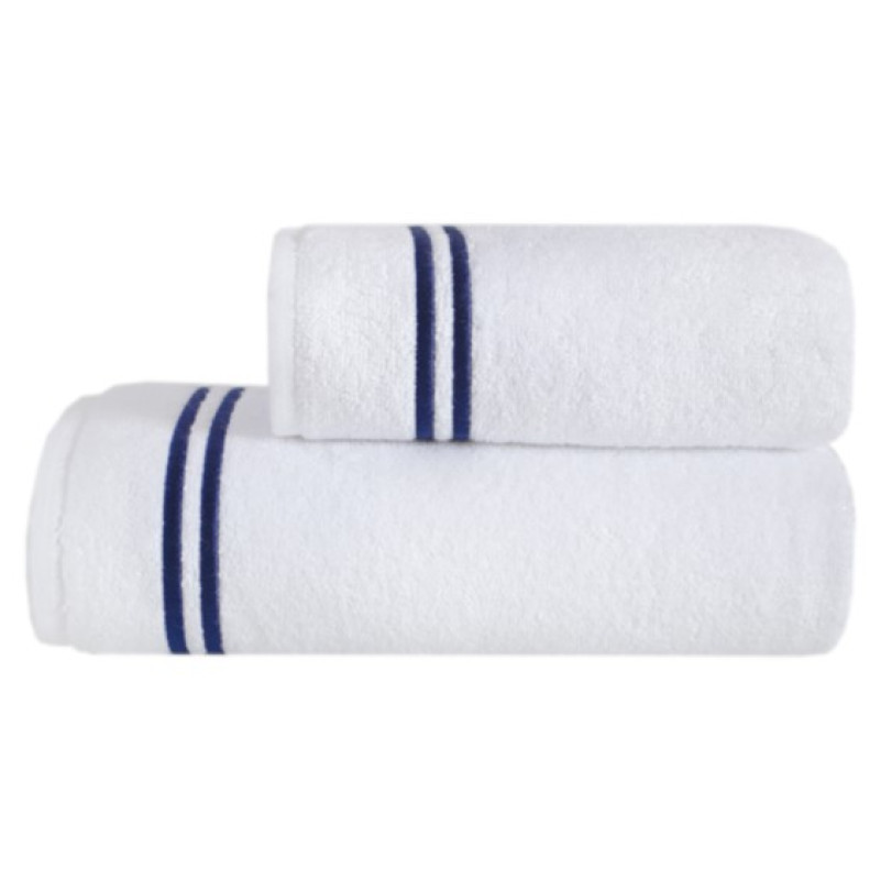 Полотенце С "Simple Luxe white/blue" - 3