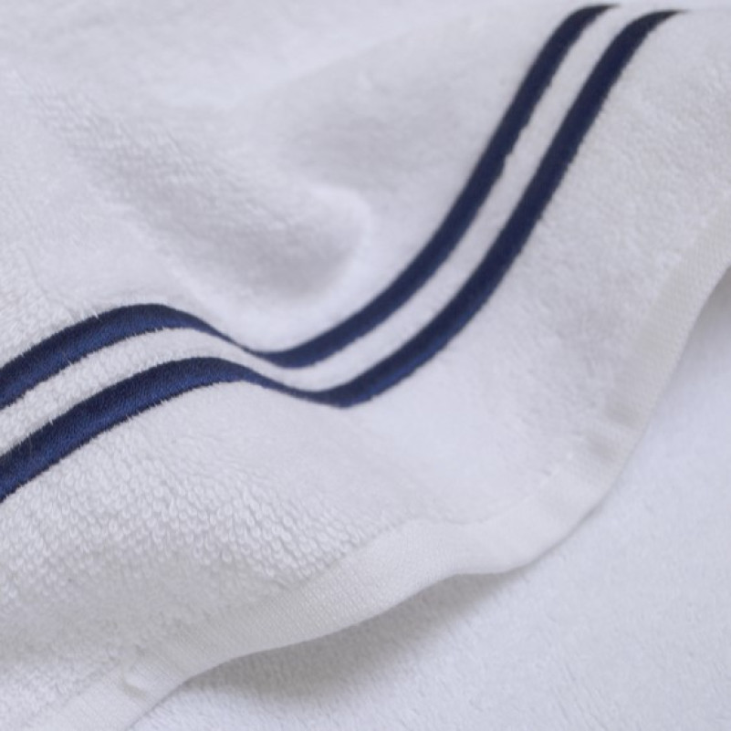 Полотенце С "Simple Luxe white/blue" - 1