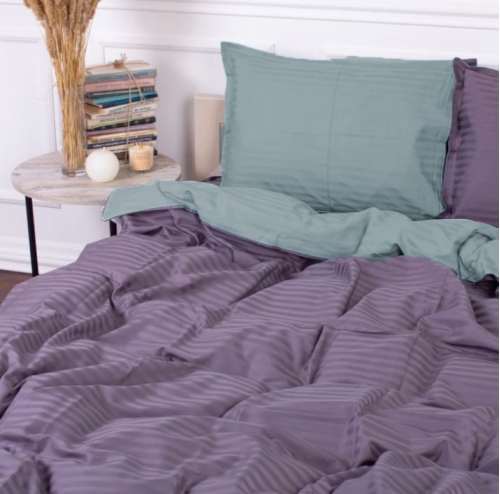 Постільна білизна Satin Stripe 30-0015 + 30-0011 Skylly
