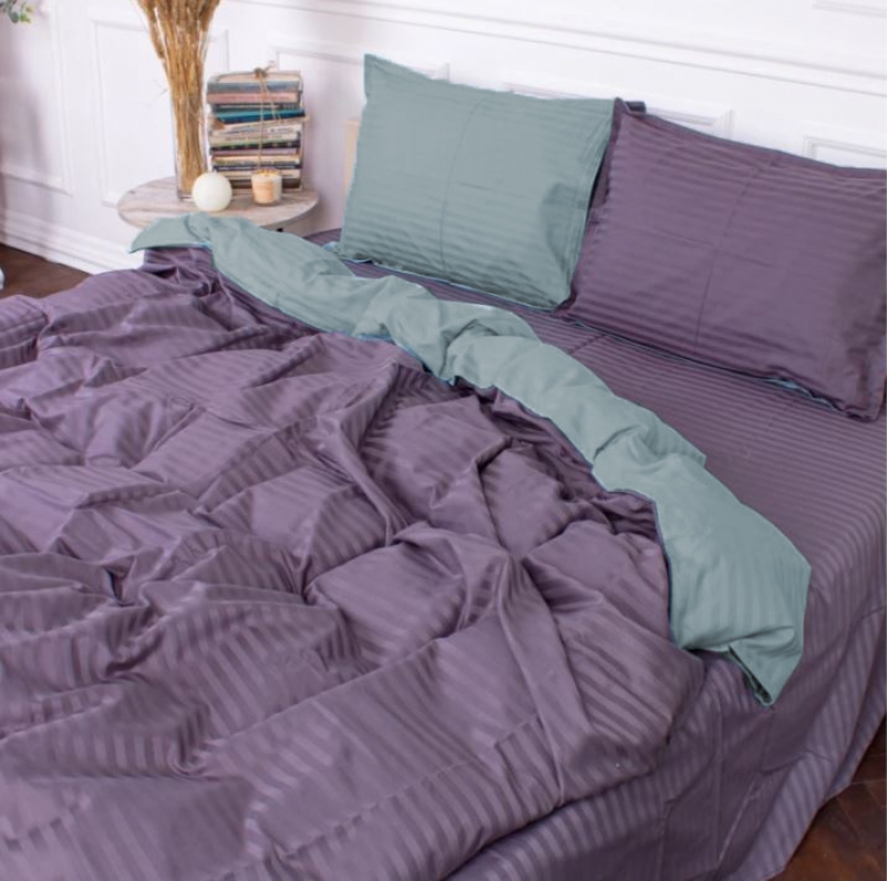 Постельное белье Satin Stripe 30-0015 + 30-0011 Skylly - 2
