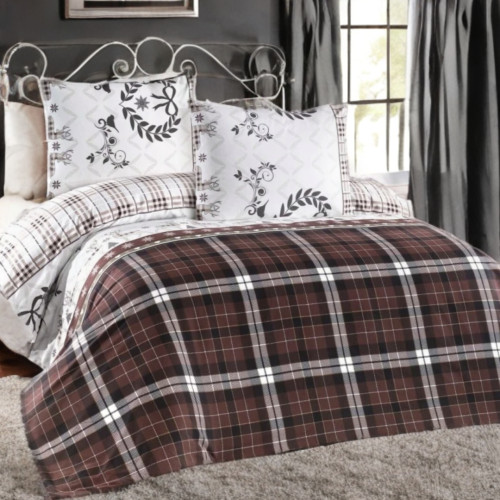 Комплект постільної білизни Фланель "Snowy Cabin Comfort"