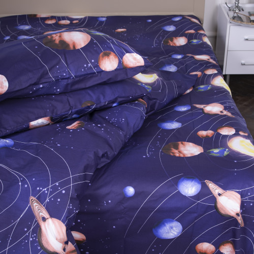 Простирадло Сатин 22-1282 Night Space
