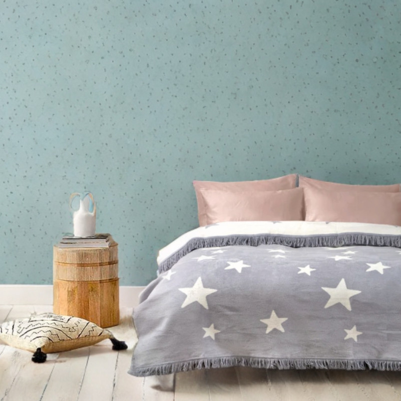 Плед С "Stars gri"