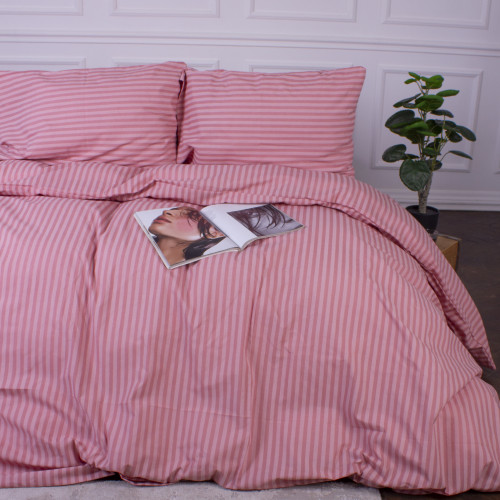 Комплект постільної білизни MirSon Ranforce Elite 17-0607 Stripe Pink - 3