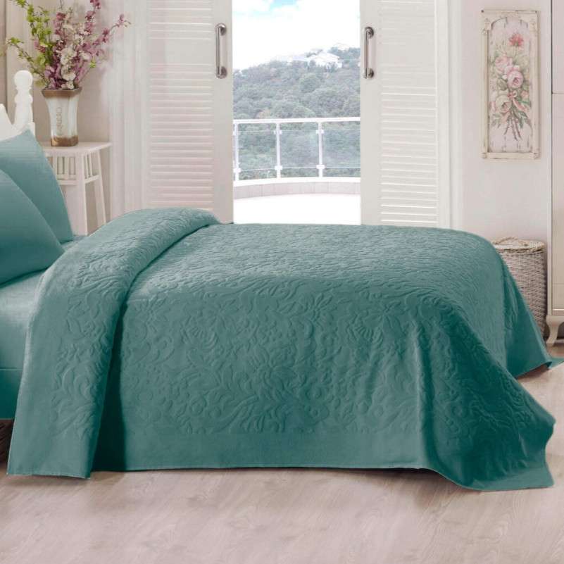Покривало Т "Terry Bedspread emerald"