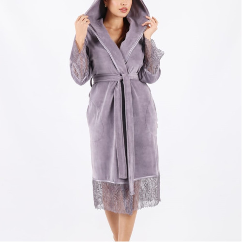 Халат М Terry robe "Emily" lilac