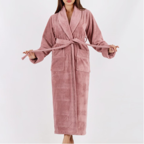 Халат М Terry robe "Emma" powder