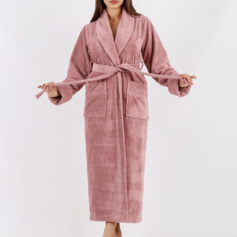 Халат М Terry robe "Emma" powder