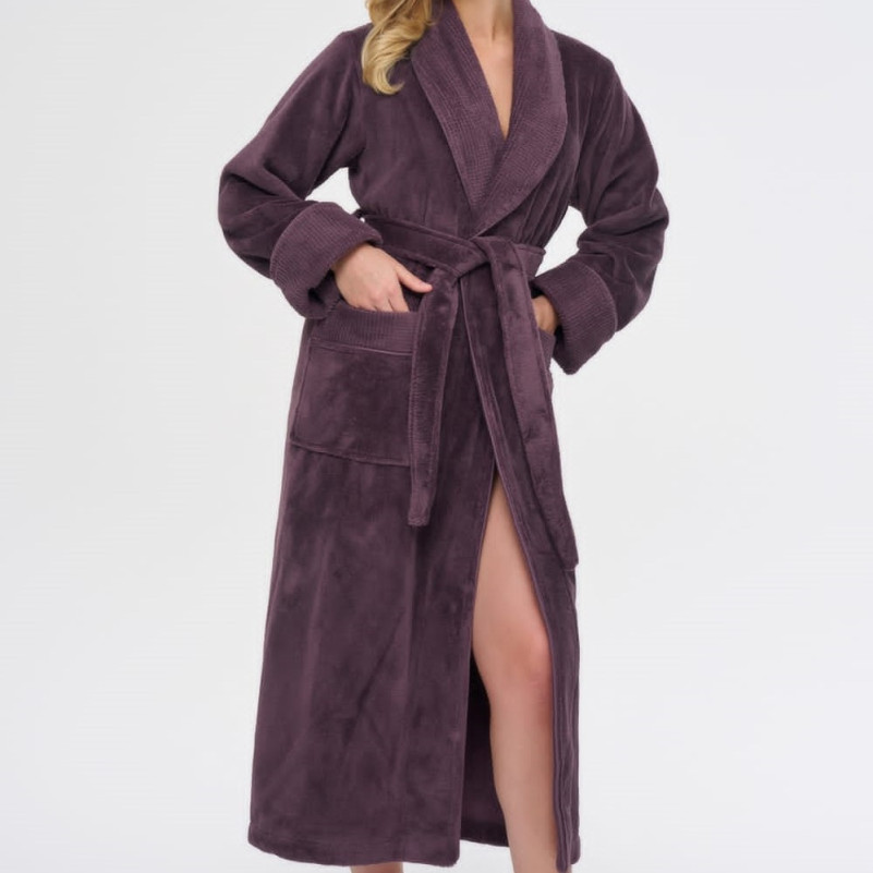 Халат М Terry robe "Emma" violet