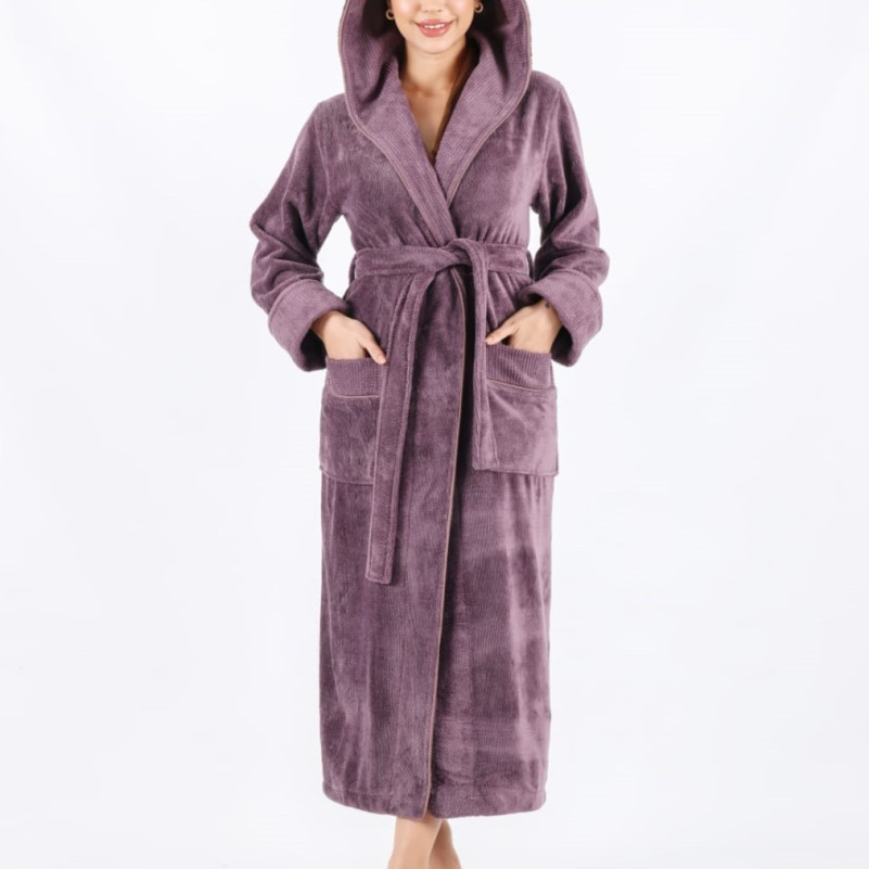 Халат М Terry robe "Mary" violet