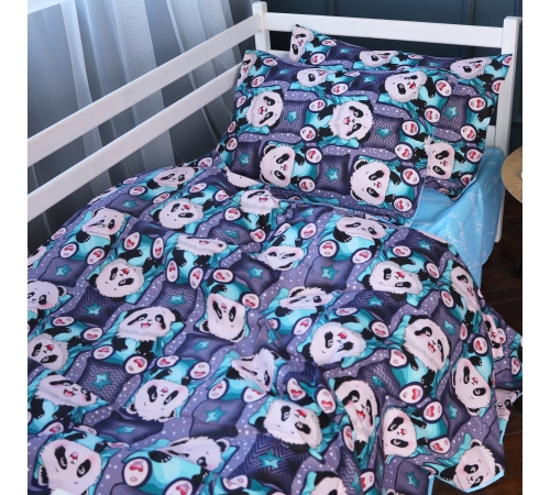 Пододеяльник Бязь 17-0722 Tiny Panda