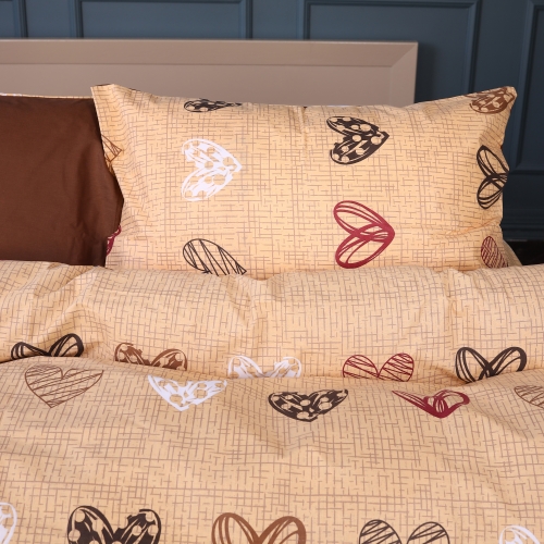 Комплект постельного белья Ranforce Elite 17-0705 Toffee Hearts - 2