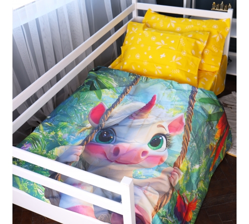 Простирадло Ranforce Elite Kids Time 17-0717 Unicorn in the Tropics