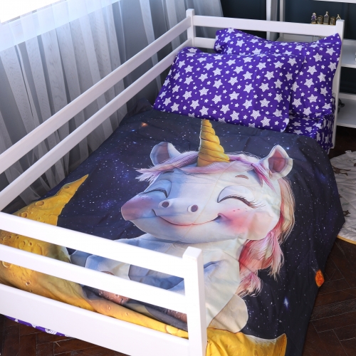 Простынь Ranforce Elite Kids Time 17-0716 Unicorn on the Moon