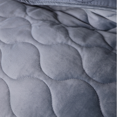 Покрывало №5052 Velor charm Dark grey