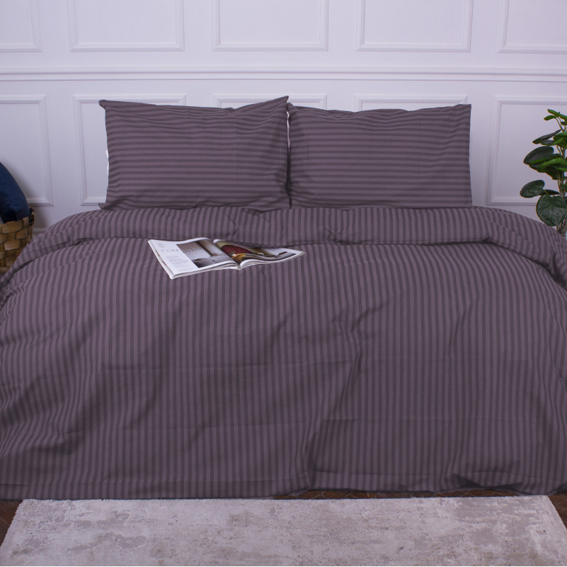 Пододеяльник MirSon Ranforce Elite 17-0603 Stripe Violet - 3