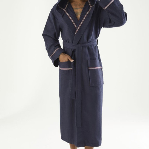 Халат мужской М Waffle robe "Ryan" blue