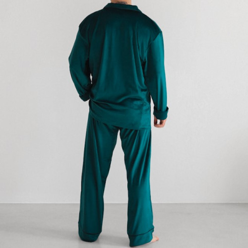 Піжама чоловіча Велюр "Welour set" emerald - 2