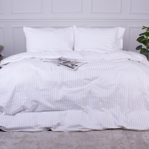 Комплект постельного белья MirSon Ranforce Elite 17-0605 Stripe White - 2
