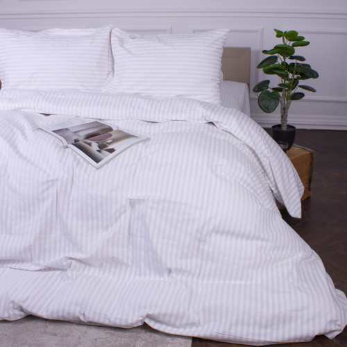 Комплект постельного белья MirSon Ranforce Elite 17-0605 Stripe White - 3