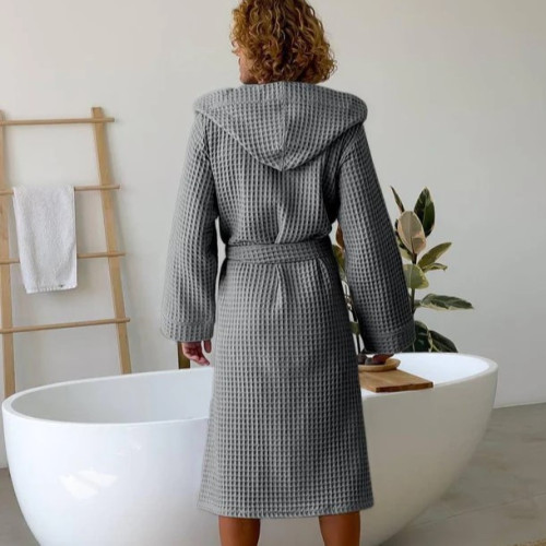 Халат мужской "Woven Robe" graphite - 2