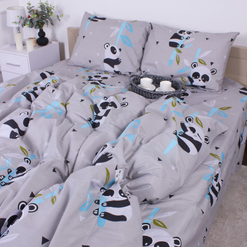 Підковдра MirSon Ranforce Elite 17-0504 Panda is gray
