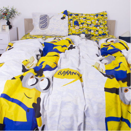Комплект постільної білизни MirSon Ranforce Elite 17-0506 Minions