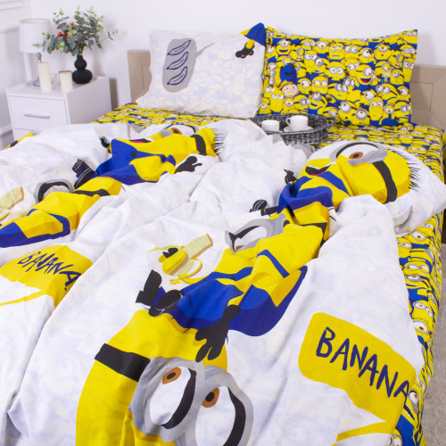 Комплект постільної білизни MirSon Ranforce Elite 17-0506 Minions - 2