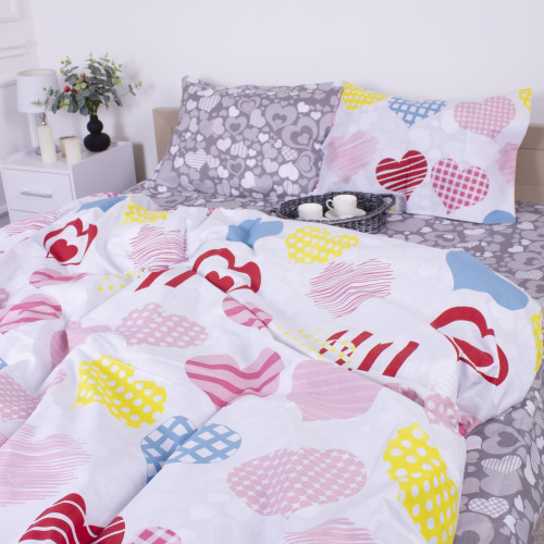 Комплект постельного белья Бязь 17-0532 Bright hearts - 2
